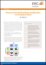 Human-centric Building Design and Operation for a Changing Climate